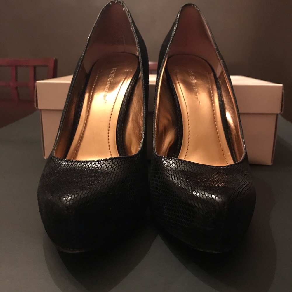Black high heels